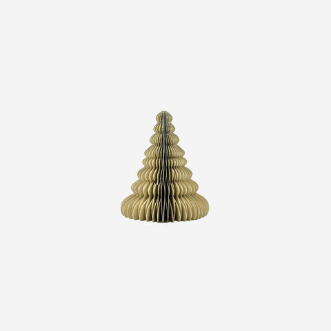 SIMPLE FORM. - Nordic Rooms Nordic Rooms Standing Paper Christmas Tree Sage Glitter Edge 15cm - 