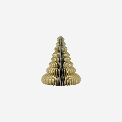 SIMPLE FORM. - Nordic Rooms Nordic Rooms Standing Paper Christmas Tree Sage Glitter Edge 20cm - 