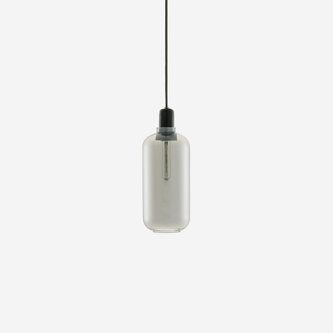 Normann Copenhagen Amp Pendant Large Smoke/Black Pendants Normann Copenhagen    - [store_name]