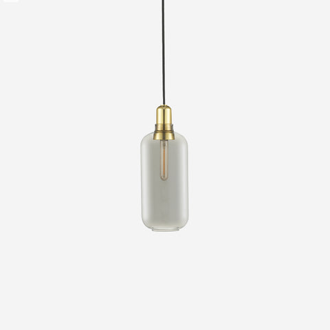 Normann Copenhagen Amp Pendant Large Smoke/Brass Pendants Normann Copenhagen    - [store_name]