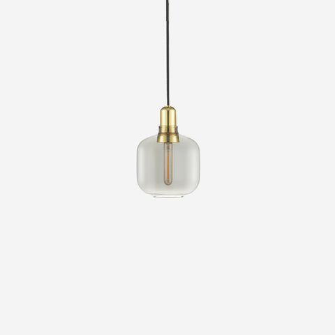 Normann Copenhagen Amp Pendant Small Smoke/Brass Pendants Normann Copenhagen    - [store_name]