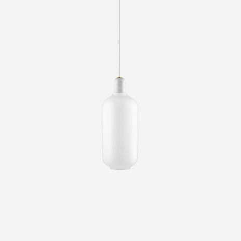 Normann Copenhagen Amp Pendant Large White/White Pendants Normann Copenhagen    - [store_name]