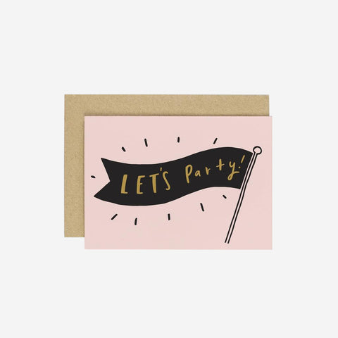 SIMPLE FORM. - Old English Company Old English Company Card Let's Party Banner - 