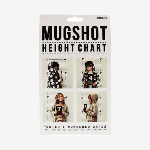 Suck UK Mugshot Height Chart Children's Play Suck UK    - [store_name]