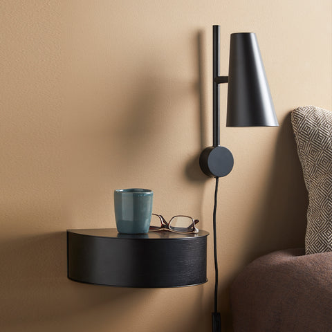 Woud Cono Wall Lamp Black Pendant WOUD    - [store_name]