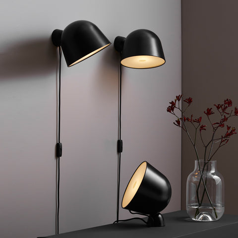 Woud Kuppi Wall Lamp Black Wall Light WOUD    - [store_name]