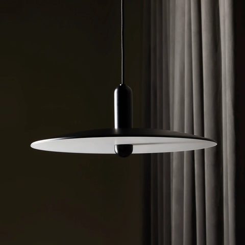 Woud Lu Pendant Black Large Pendant Lamp WOUD    - [store_name]