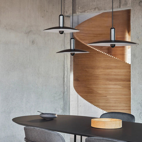 Woud Lu Pendant Black Small Pendant Lamp WOUD    - [store_name]