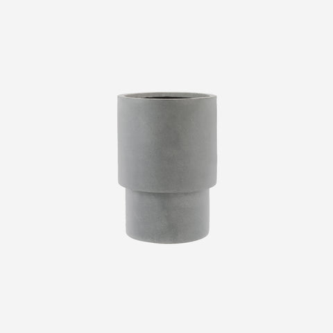 SIMPLE FORM. - Zakkia Zakkia Tower Pot Natural Grey Tall - 