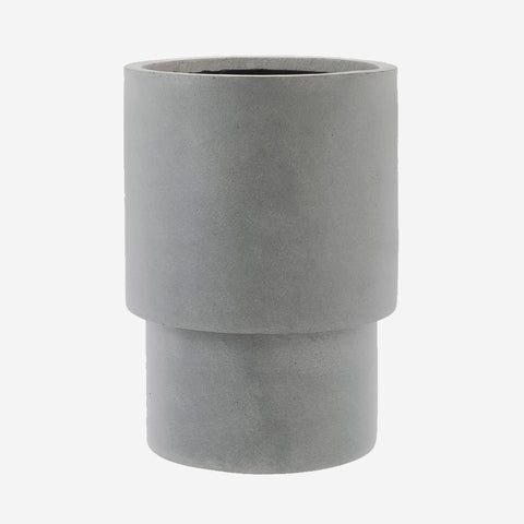 SIMPLE FORM. - Zakkia Zakkia Tower Pot Natural Grey Tall - 