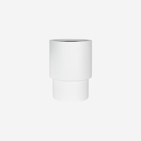 Zakkia Tower Pot White Tall Pot Zakkia    - [store_name]