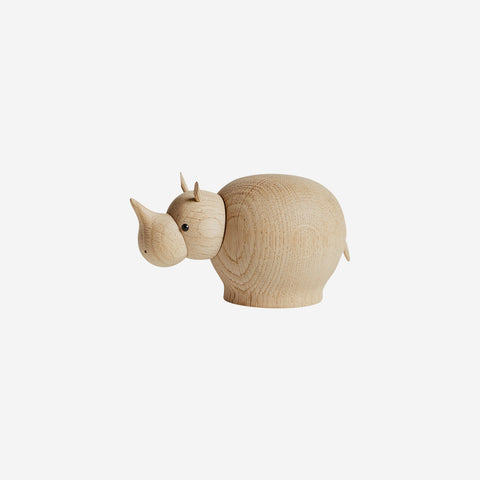 SIMPLE FORM. - WOUD Woud Wooden Rina Rhinoceros Small - 