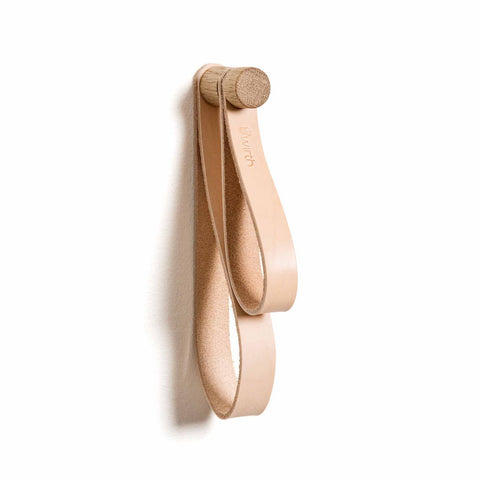 SIMPLE FORM. - By Wirth By Wirth Natural Leather Double Loop Hook - 