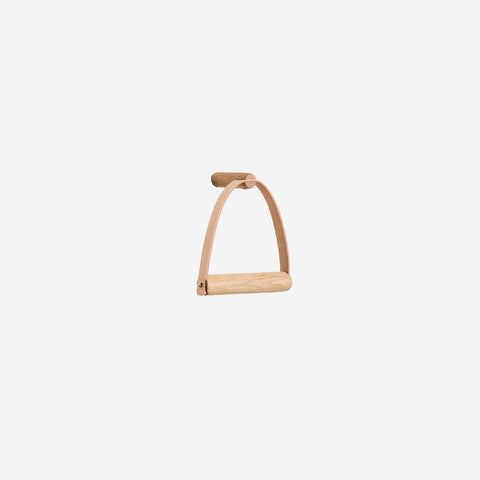 SIMPLE FORM. - By Wirth By Wirth Natural Leather Toilet Paper Holder - 