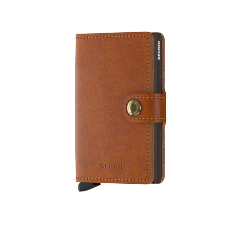 SIMPLE FORM. - Secrid Secrid Mini Wallet Cognac Brown - 
